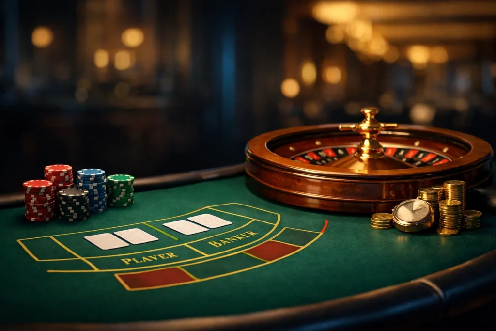Luật chơi Casino HB88 cơ bản cho trò baccarat, roulette, rồng hổ, tài xỉu